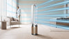 Purificador ventilador de torre Dyson Purifier Cool™ Formaldehyde TP09 (Blanco/Dorado)