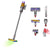 DYSON V12 Detect Slim Absolute - Aspiradora de escoba inalámbrica - Potencia de 150 AW - Control de potencia - Cepillo con luz integrada