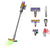 DYSON V12 Detect Slim Absolute - Aspiradora de escoba inalámbrica - Potencia de 150 AW - Control de potencia - Cepillo con luz integrada